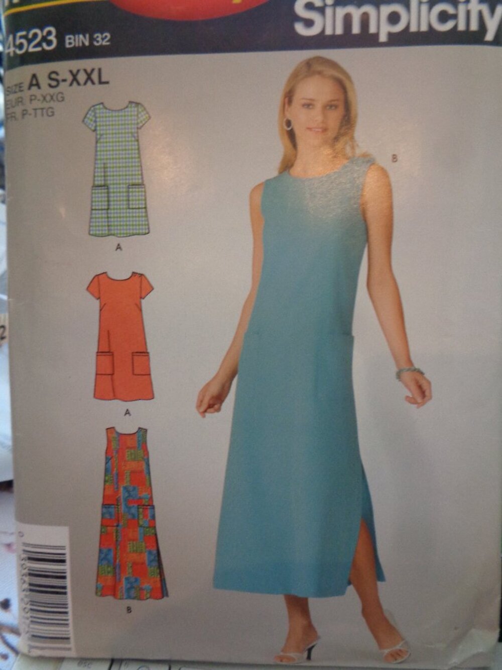 Simplicity Sewing Pattern 4523 Misses' Dress S-XXL